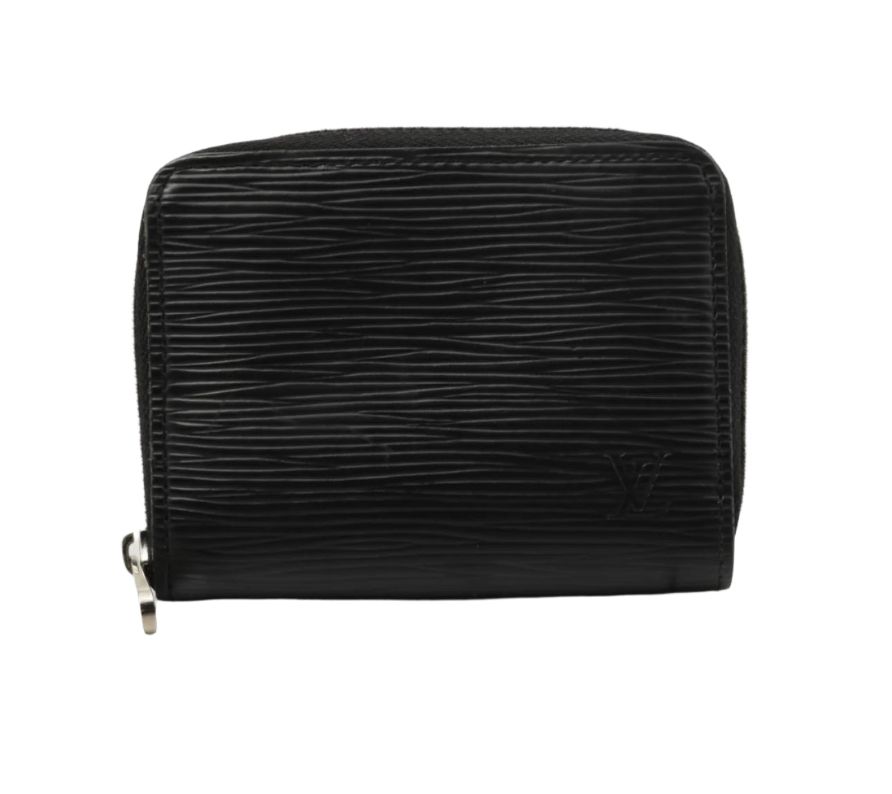 Pre-owned Louis Vuitton Zippy Coin Purse Epi Leather Wallet (Black)-LOU.S.1077