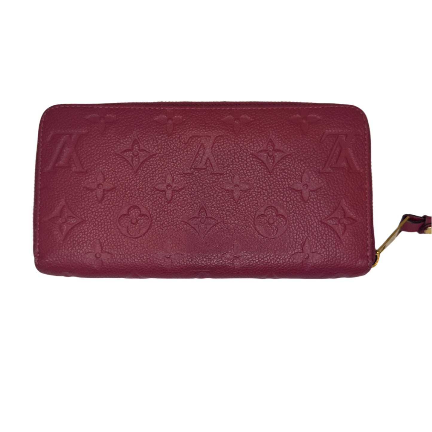 Pre-Owned Louis Vuitton Zippy Long Empreinte Leather Wallet (Rose Pink)