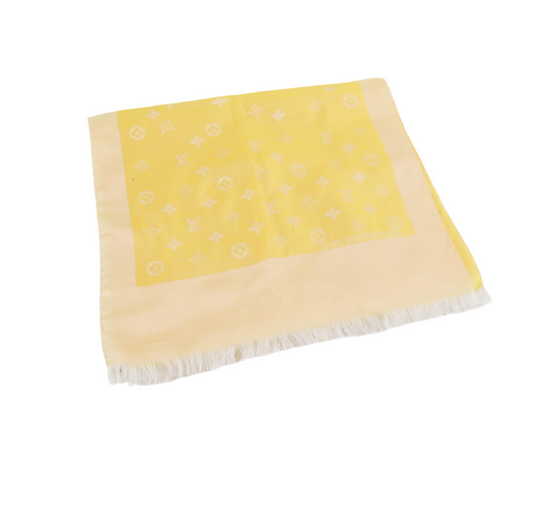 Pre-Owned Louis Vuitton Monogram Scarf (Yellow)