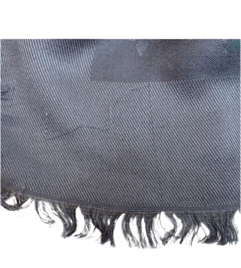 Pre-Owned Louis Vuitton Monogram Blanket Shawl (Black) LOU.A.1010
