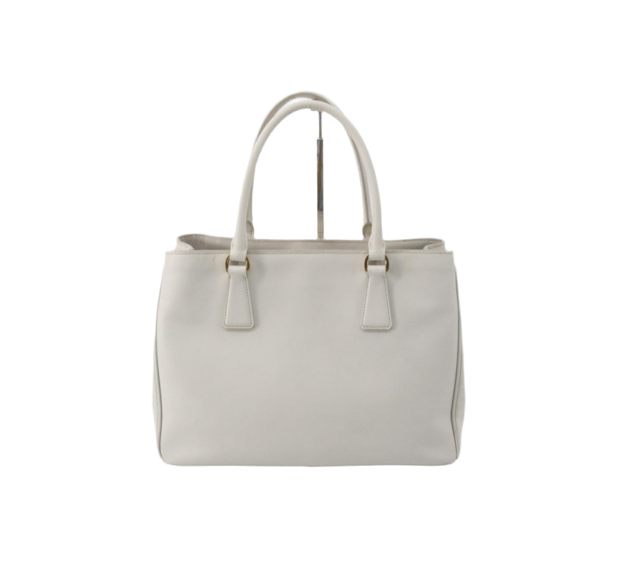 Pre-Owned Prada Galleria Saffiano Leather Shoulder Bag (Cream)