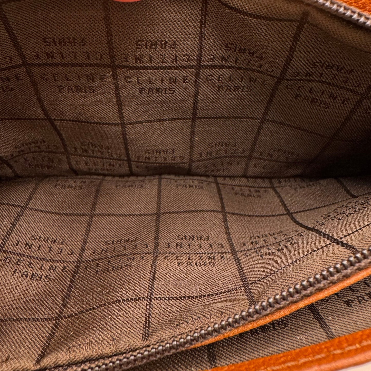 Pre-Owned Celine Leather Long Wallet (Cognac) CEL.S.1000