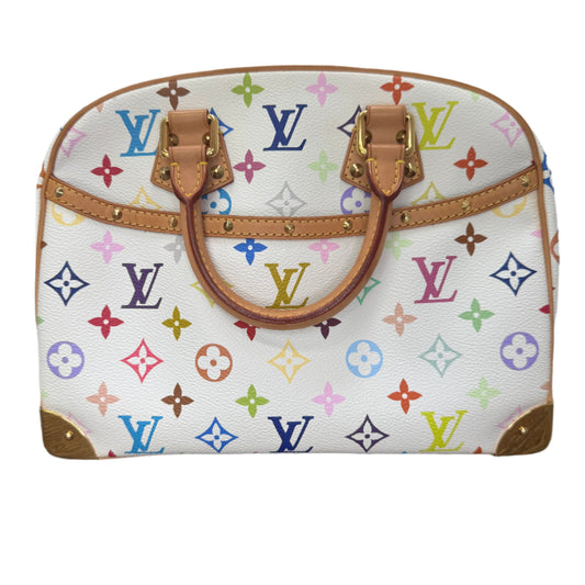 Pre-Owned Louis Vuitton Trouville Monogram Multicolor Coated Canvas Takashi Murakami Vintage Top Handle