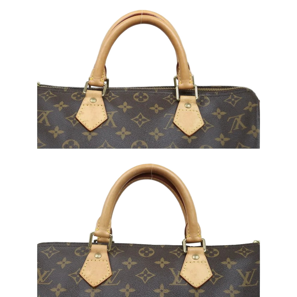 Pre-Owned Louis Vuitton Speedy 30 Monogram Coated Canvas Top Handle LOU.B.1084