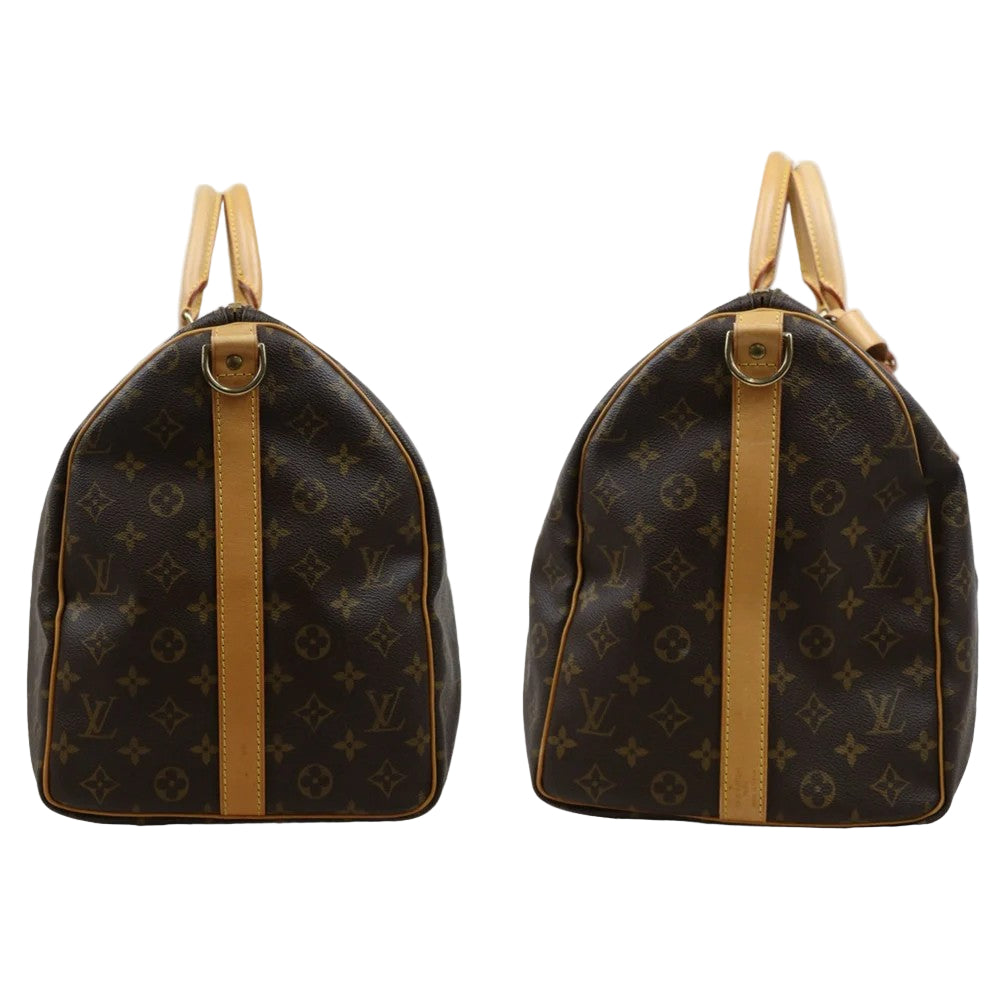 Pre-Owned Louis Vuitton Keepall 50 Bandoulier Monogram Coated Canvas Travel Bag LOU.T.1012