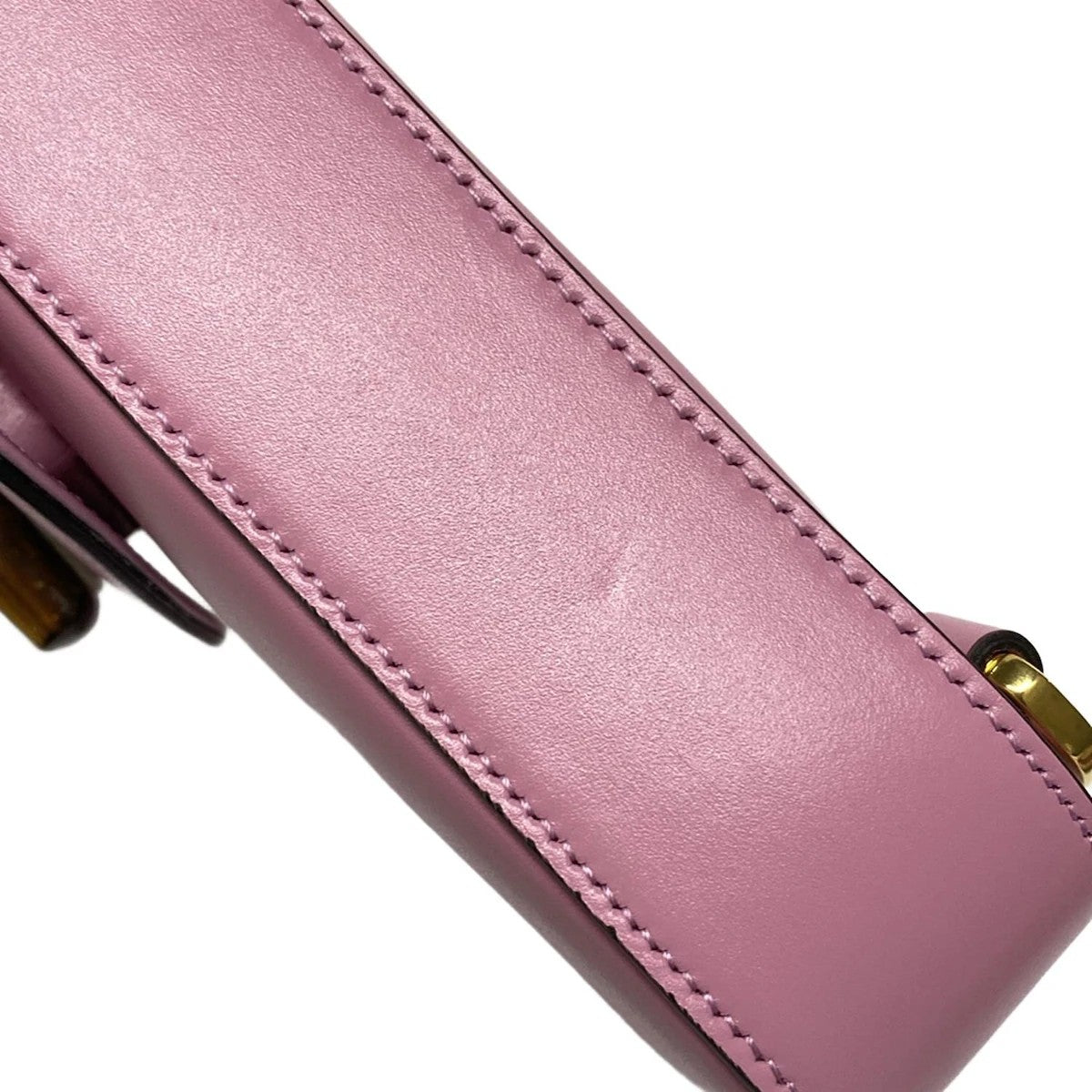 Pre-Owned Gucci Mini Bamboo Top Handle 3 Way Leather Crossbody Bag (Pink)