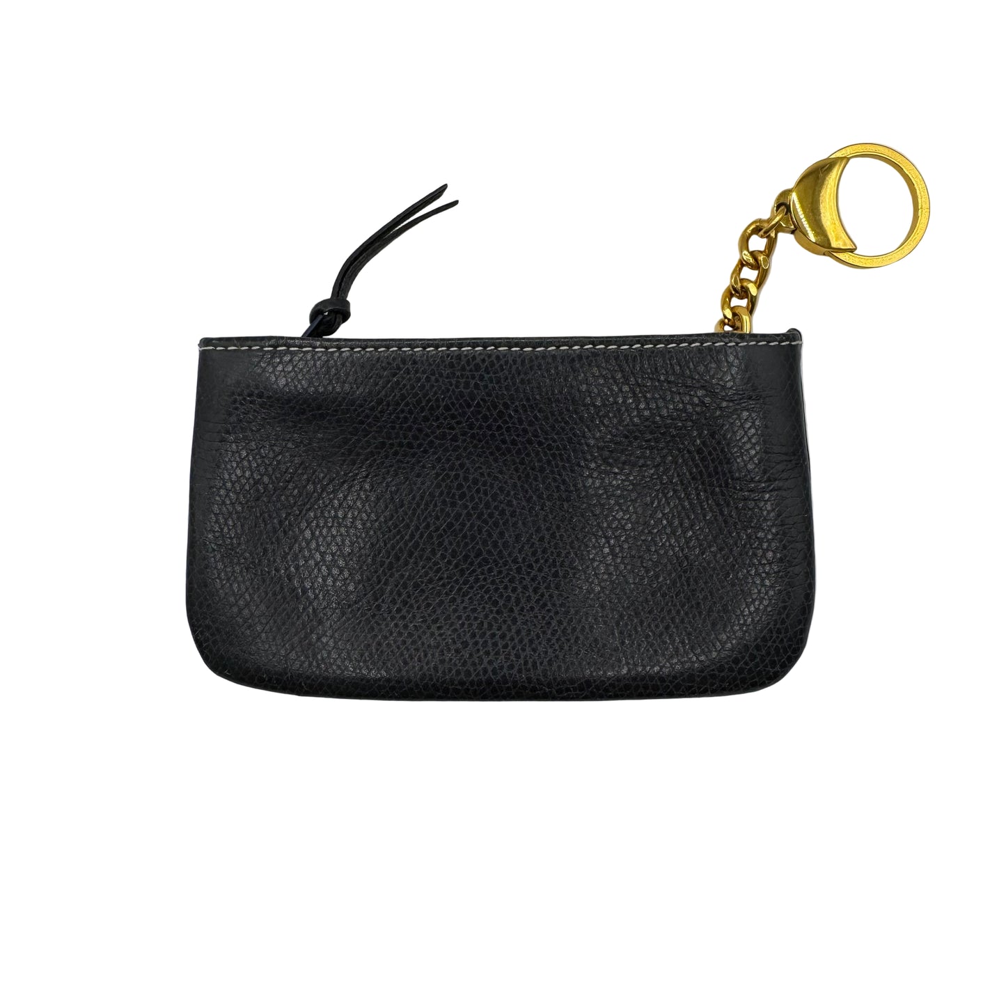 Pre-Owned Loewe Card and Coin Leather Pouch (Navy) LOE.S.1000