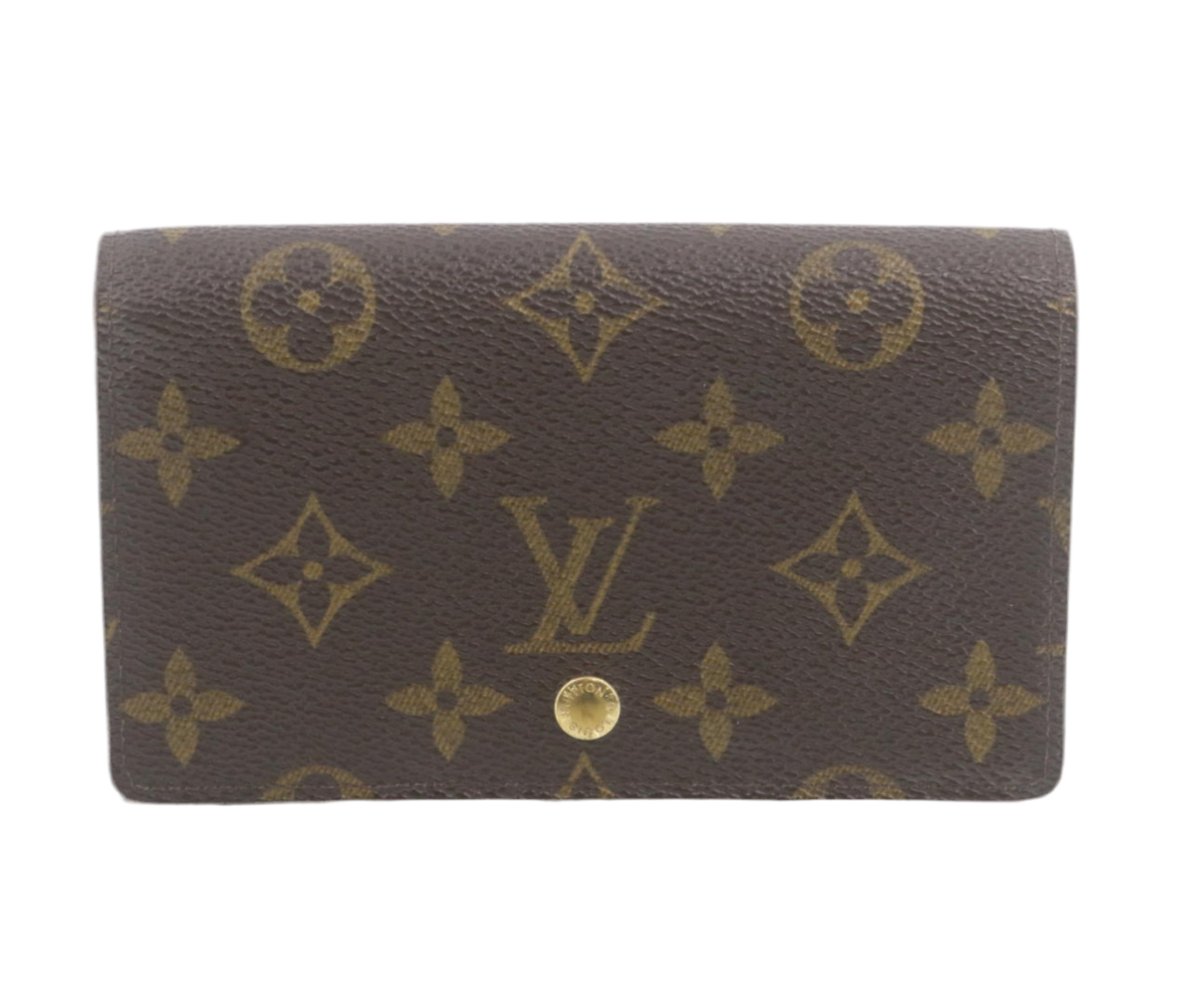 Pre-Owned Louis Vuitton Porte Monnaie Tresor Monogram Classic Bifold Wallet LOU.S.1117
