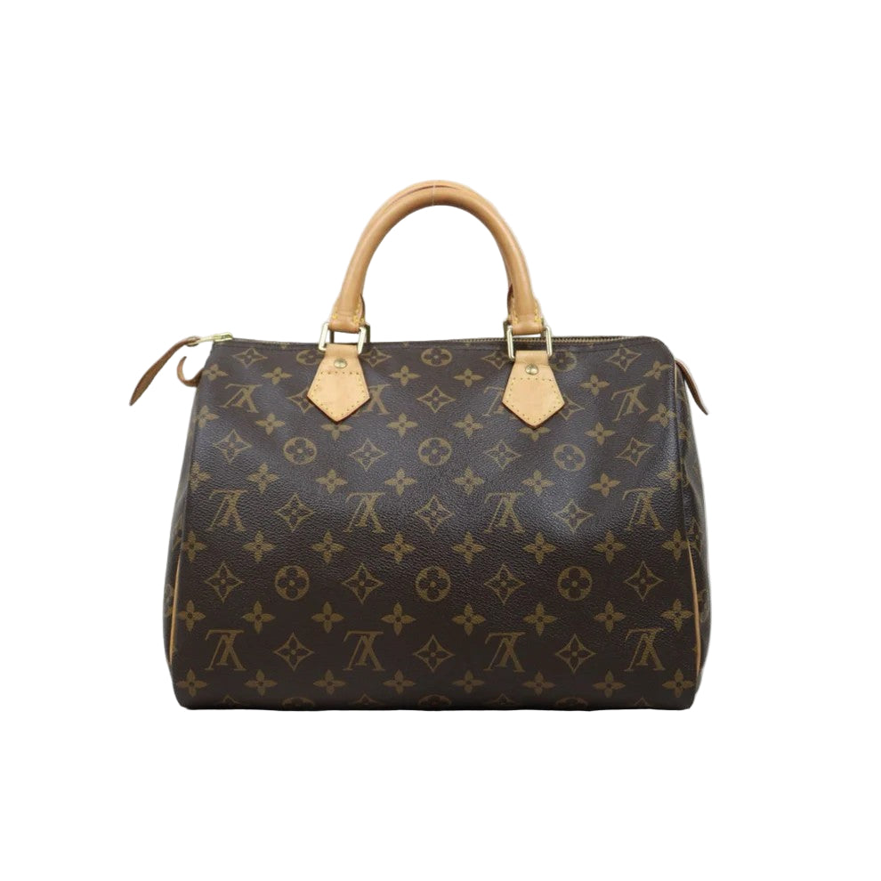 Pre-Owned Louis Vuitton Speedy 30 Monogram Coated Canvas Top Handle LOU.B.1084