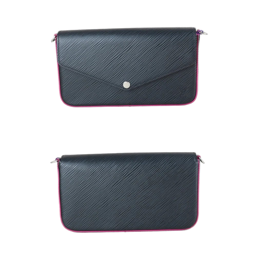 Pre-Owned Louis Vuitton Pochette Felicie Epi Leather (Black) LOU.B.1083