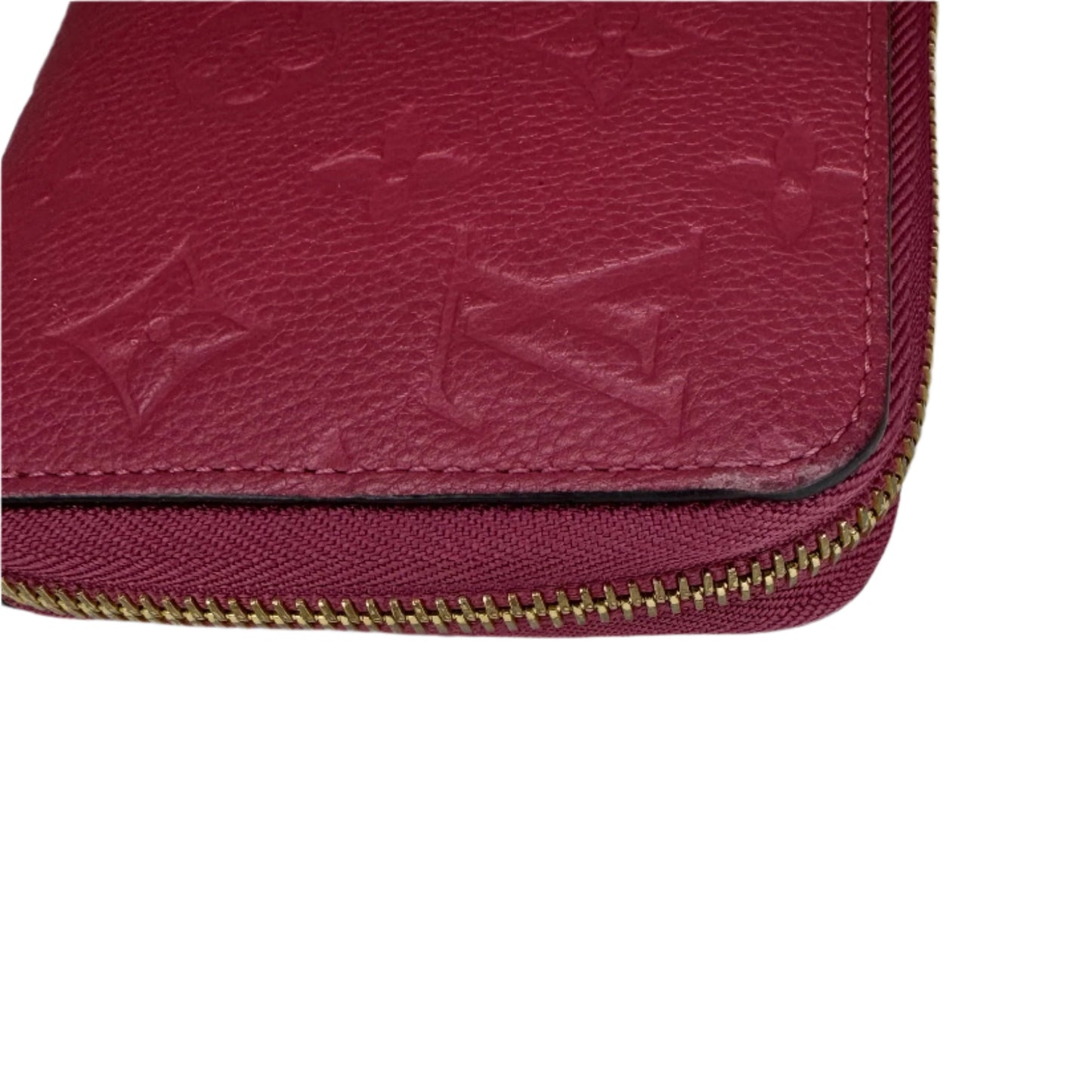 Pre-Owned Louis Vuitton Zippy Long Empreinte Leather Wallet (Rose Pink)