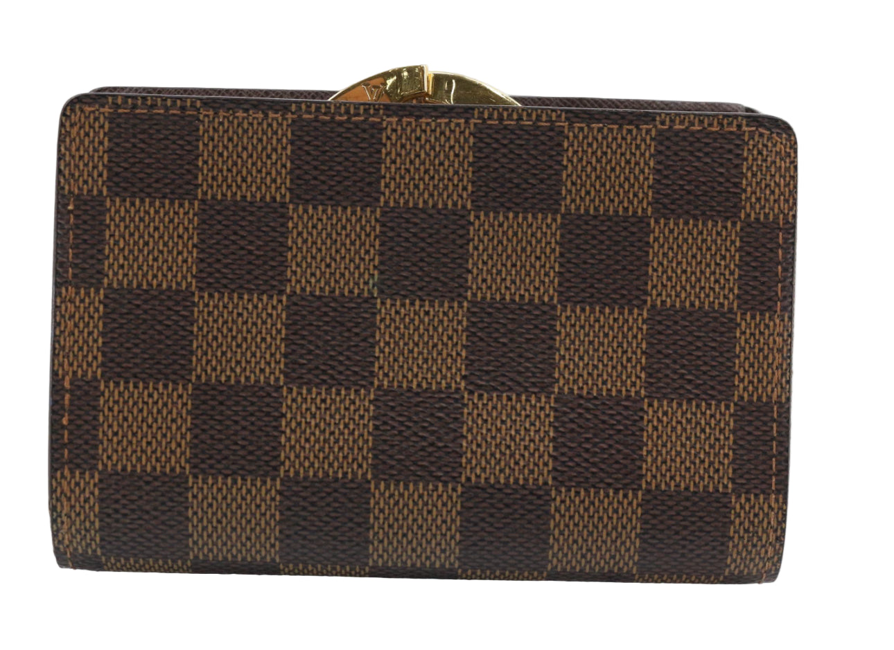 Pre-Owned Louis Vuitton Portefeuille Viennois Damier Ebene Coated Canvas Wallet LOU.S.1149