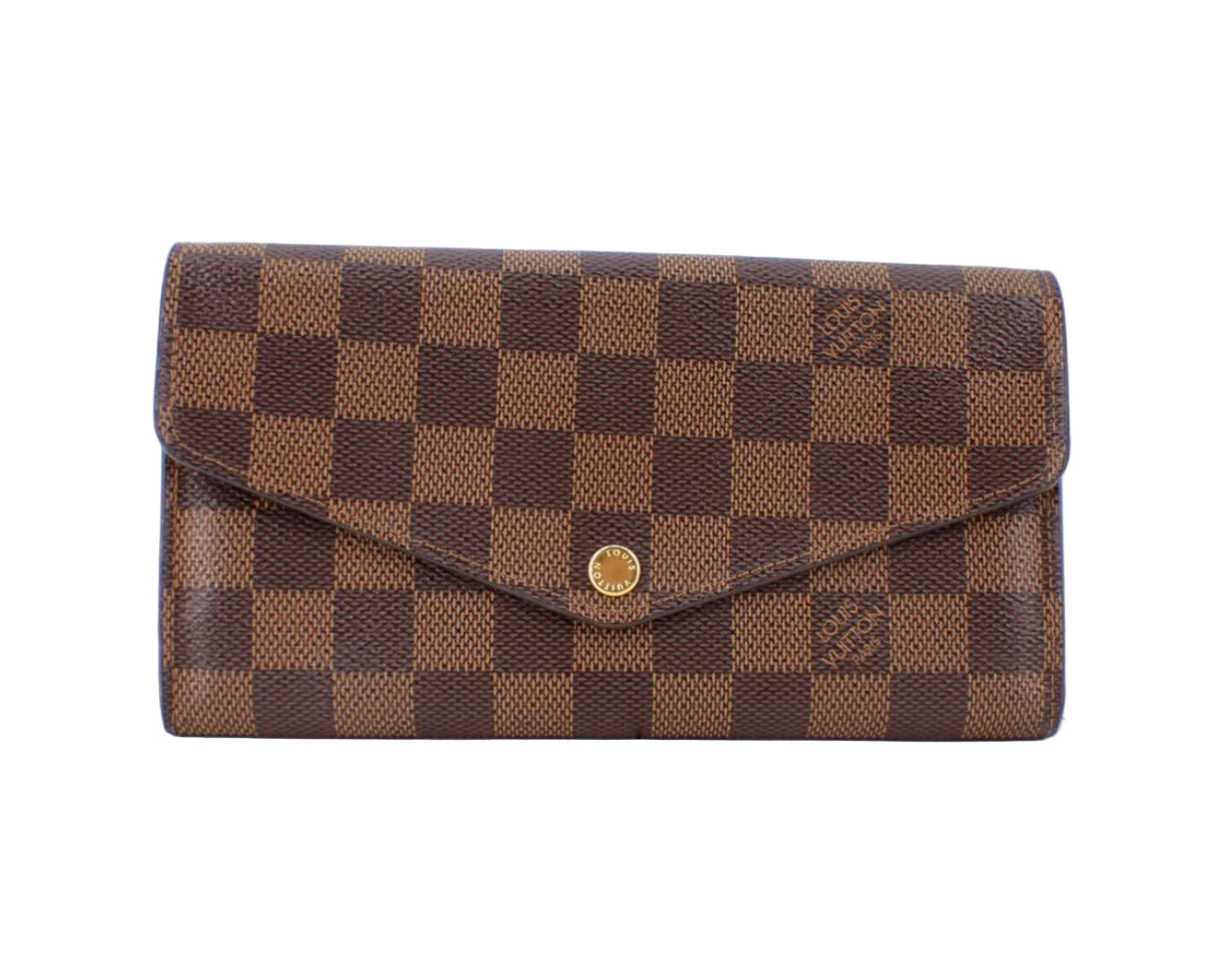 Pre-Owned Louis Vuitton Sarah Damier Ebene Long Wallet LOU.S.1151