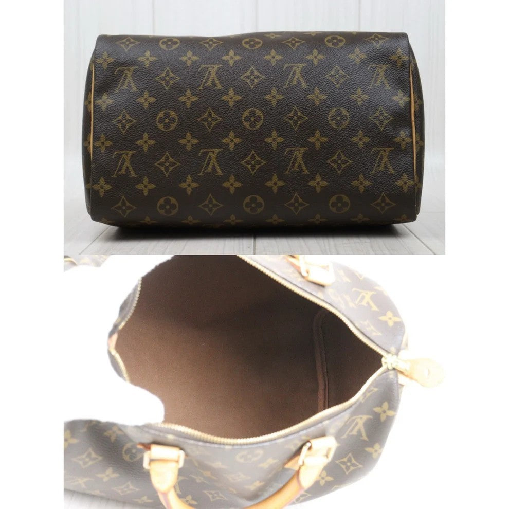Pre-Owned Louis Vuitton Speedy 30 Monogram Coated Canvas Top Handle LOU.B.1084