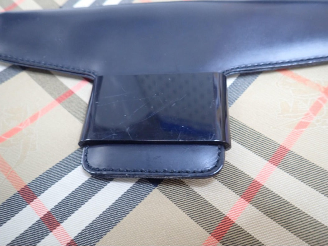 Pre-Owned Burberry Nova Check Shadow Horse Canvas and Leather Shoulder Bag BUR.B.1041