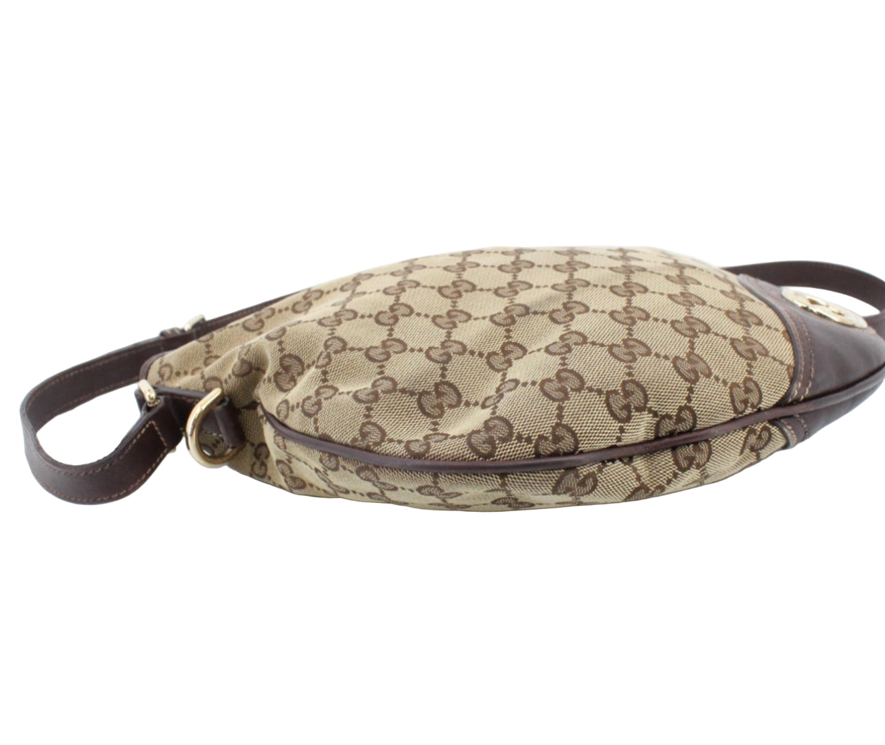 Pre-Owned Gucci Brit GG Canvas Crossbody GUC.B.1031