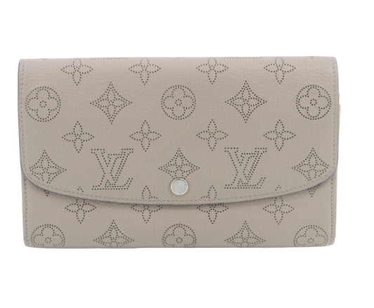 Pre-Owned Louis Vuitton Iris Mahina Leather Long Wallet LOU.S.1144