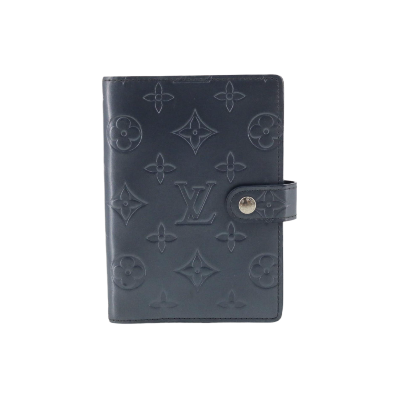 Preowned Louis Vuitton Small Day Agenda Matte Monogram Leather (Blue)-LOU.S.1091