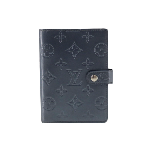 Preowned Louis Vuitton Small Day Agenda Matte Monogram Leather (Blue)-LOU.S.1091
