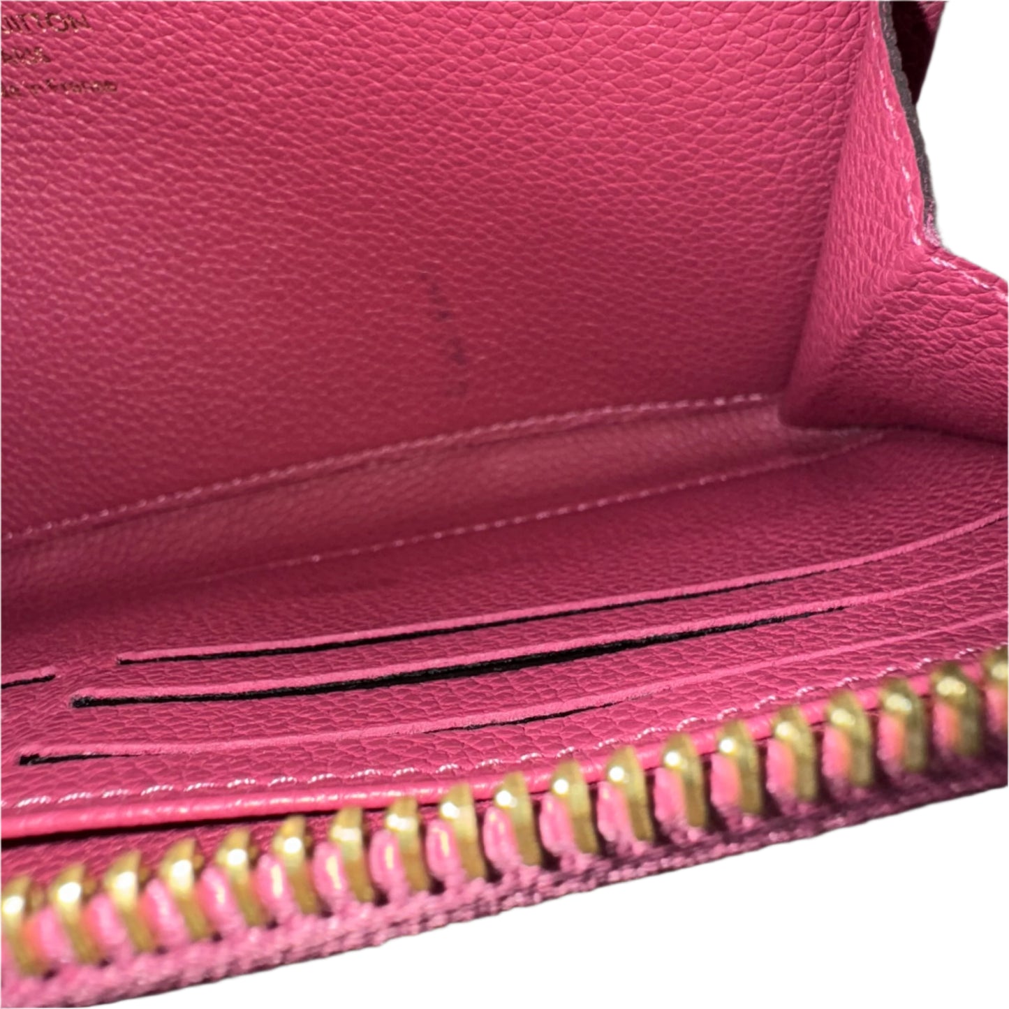 Pre-Owned Louis Vuitton Zippy Long Empreinte Leather Wallet (Rose Pink)