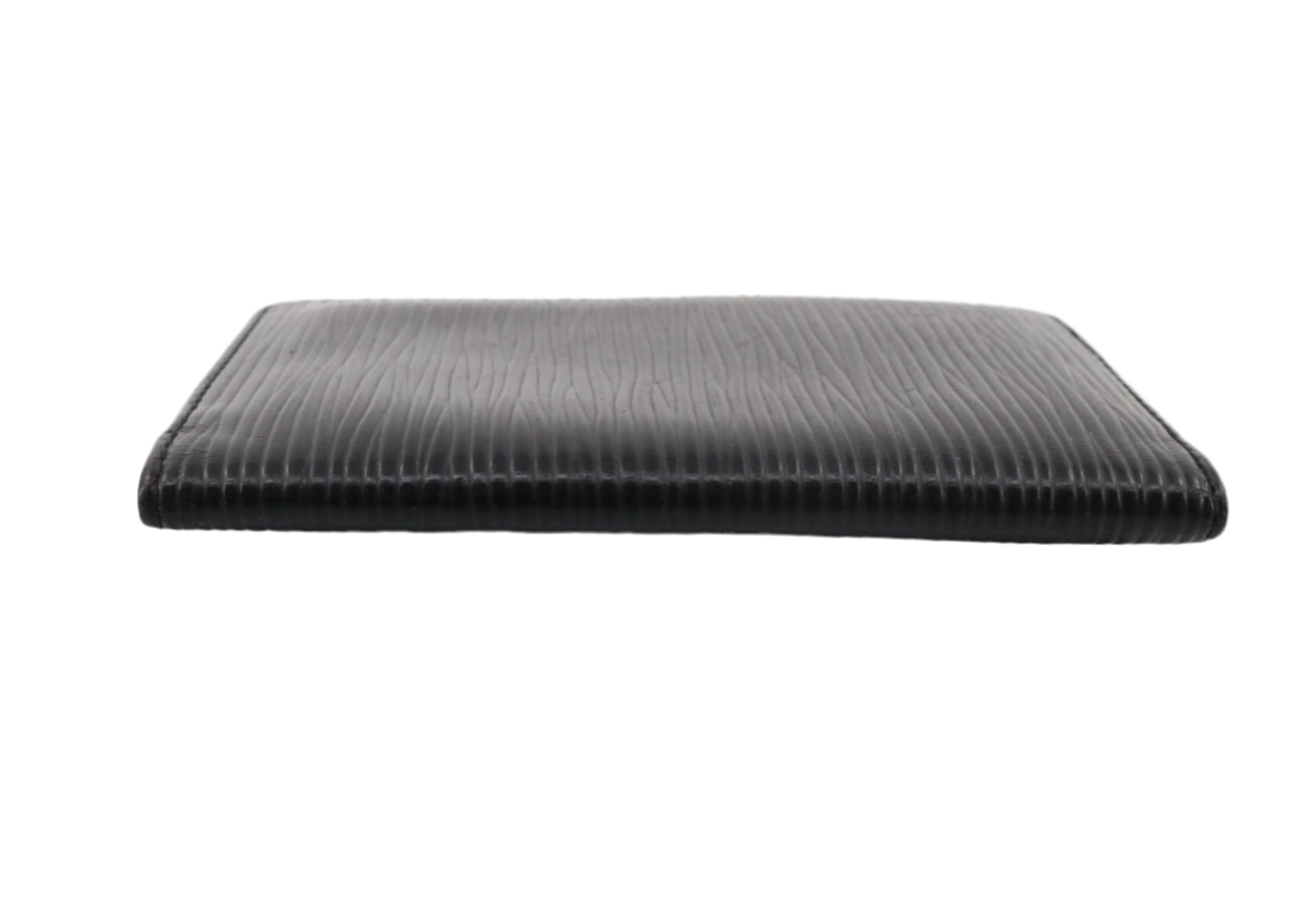 Pre-Owned Louis Vuitton Pocket Organizer Epi Leather Card Holder (Black) LOU.S.1110