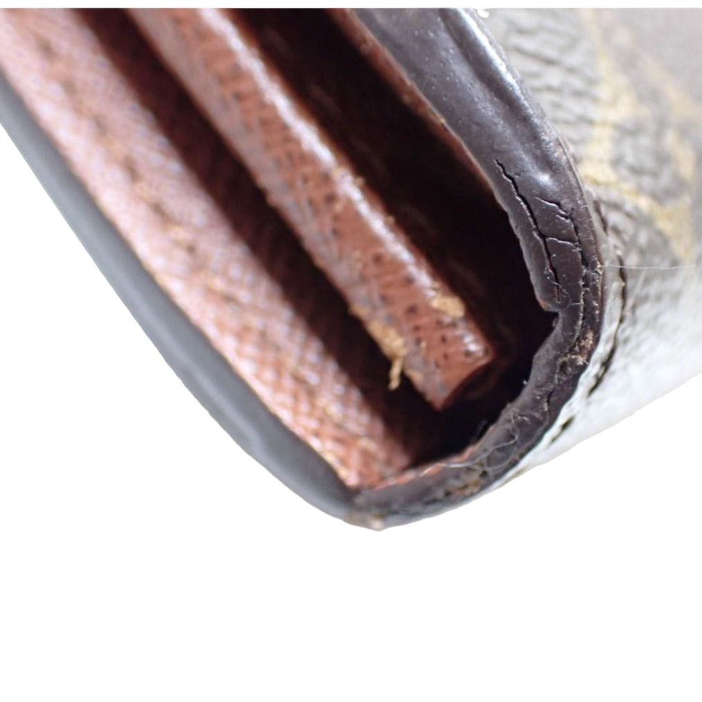 Pre-Owned Louis Vuitton Sarah Monogram Classic Long Wallet w Initials LOU.S.1150