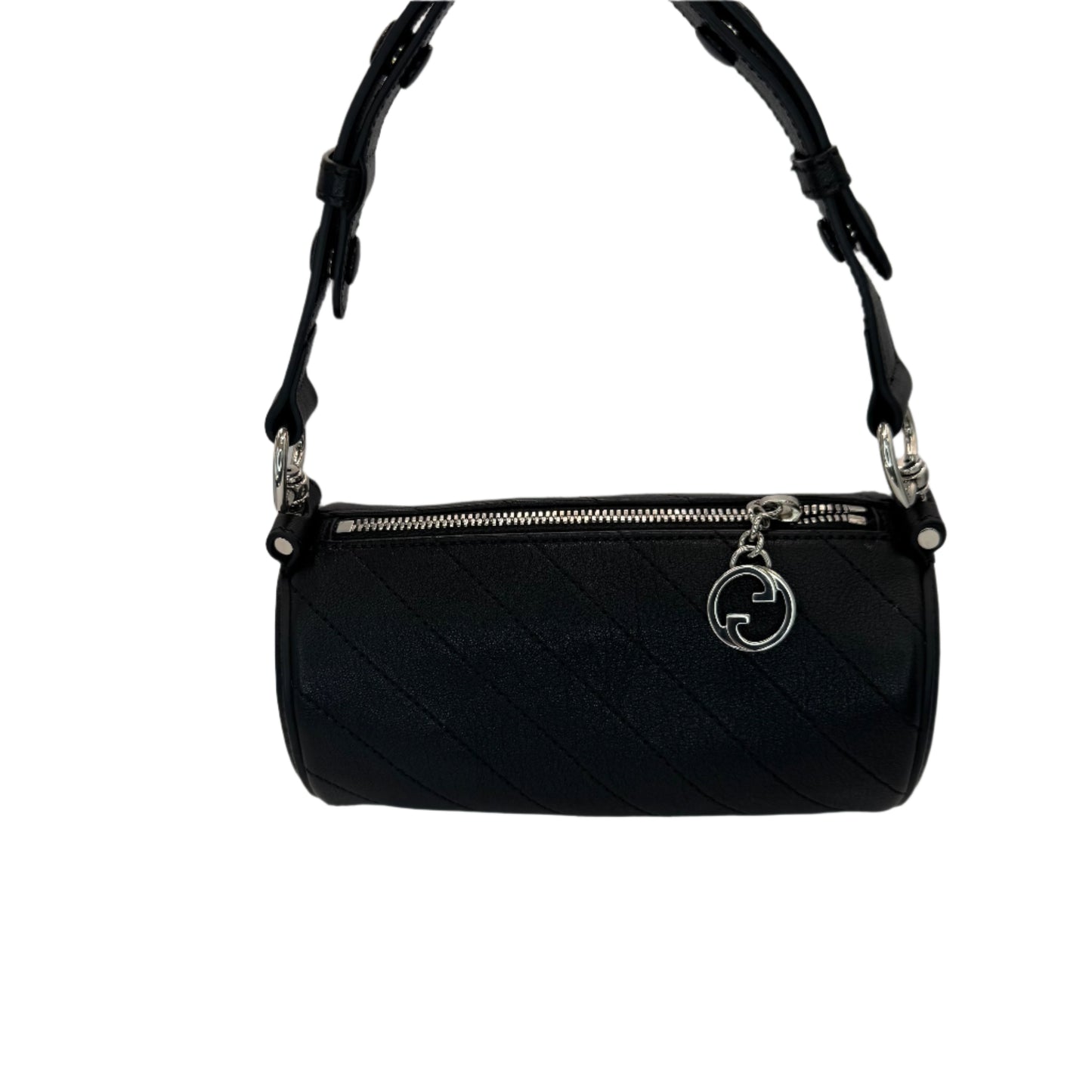Pre-Owned Gucci Blondie Small Barrel Leather Shoulder Bag