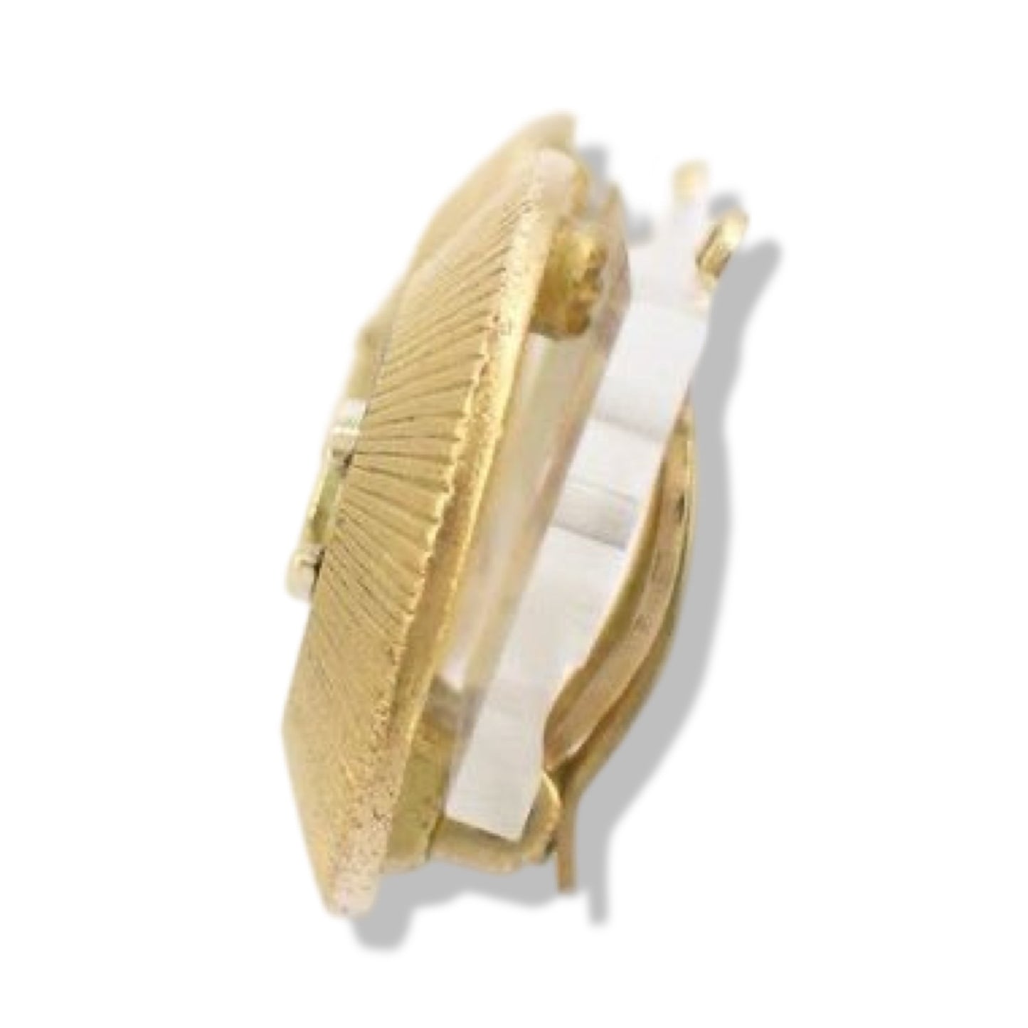 Pre-Owned Chanel Vintage 95’ Circle Coco Mark Medallion Clip On Earrings CHA.J.1001