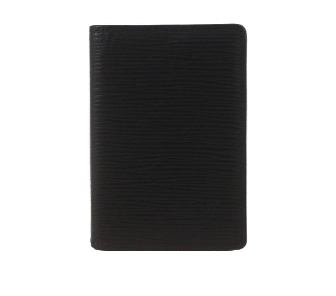 Pre-Owned Louis Vuitton Pocket Organizer Epi Leather Card Holder (Black) LOU.S.1125