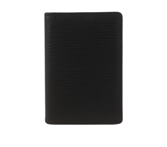 Pre-Owned Louis Vuitton Pocket Organizer Epi Leather Card Holder (Black) LOU.S.1125