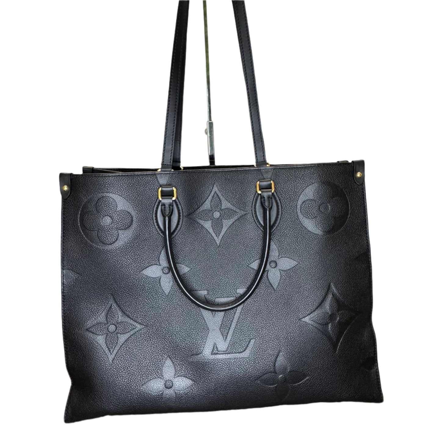 Pre-Owned Louis Vuitton OnTheGo GM Empreinte Leather Tote (Black)