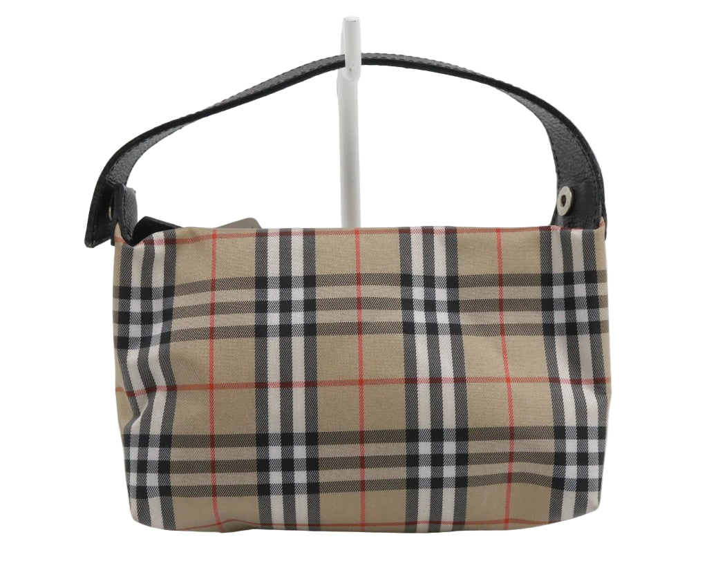Pre-Owned Burberry Nova Check Canvas Top Handle BUR.B.1022