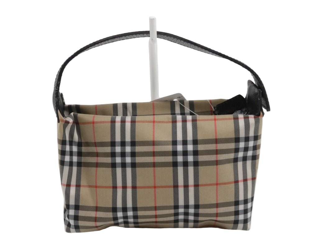 Pre-Owned Burberry Nova Check Canvas Top Handle BUR.B.1022