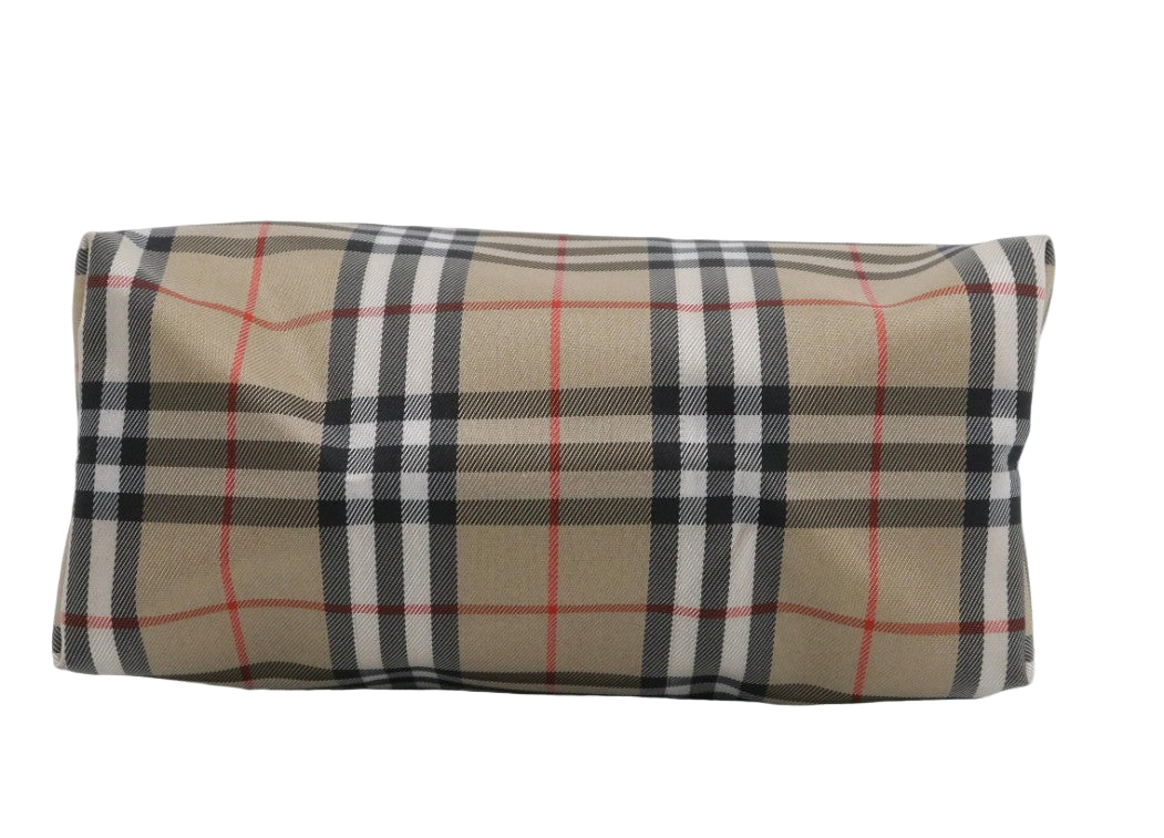 Pre-Owned Burberry Nova Check Canvas Top Handle BUR.B.1022