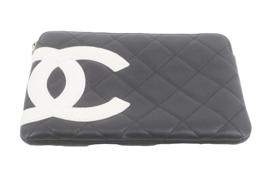 Pre-Owned Chanel Small Cambon Line Leather Pouch CHA.S.1012