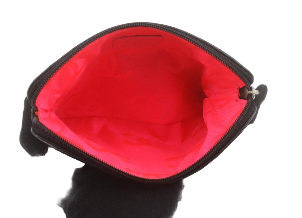Pre-Owned Chanel Small Cambon Line Leather Pouch CHA.S.1012