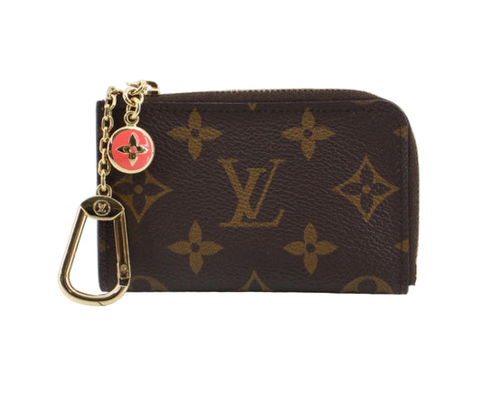 Pre-Owned Louis Vuitton Noa Key Holder Monogram Canvas & Sweet Coral Interior LOU.S.1160