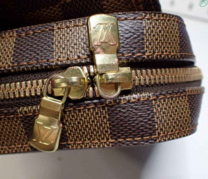 Pre-Owned Louis Vuitton Geronimos Damier Ebene Coated Canvas Belt Bag LOU.B.1116