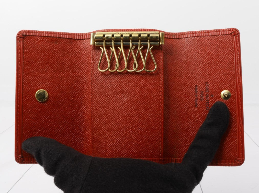 Pre-Owned Louis Vuitton Multicle 6 Key Epi Leather (Red) LOU.S.1180