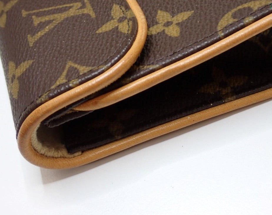 Pre-Owned Louis Vuitton Pochette Florentine PM Monogram Canvas Belt Bag LOU.B.1120