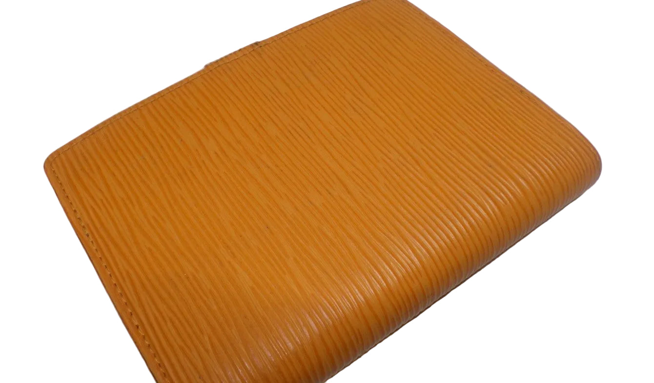 Preowned Louis Vuitton Small Day Agenda Epi Leather (Mandarin Orange) LOU.S.1192