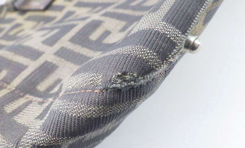 Pre-Owned Fendi Zucca Canvas Small Top Handle Tote FEN.B.1001