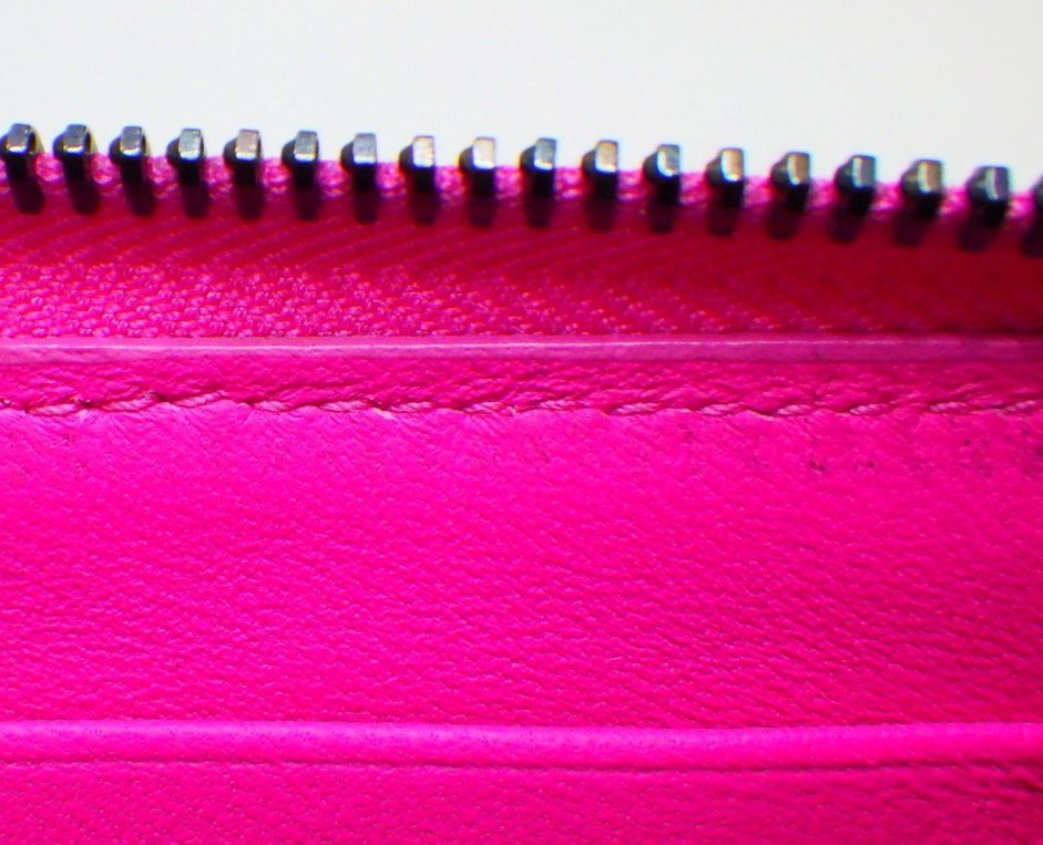 Pre-Owned Bottega Veneta Intrecciato Zippy Wallet (Pink) BOT.S.1006