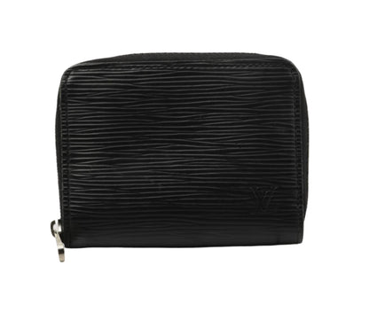 Pre-owned Louis Vuitton Zippy Coin Purse Epi Leather Wallet (Black)-LOU.S.1077