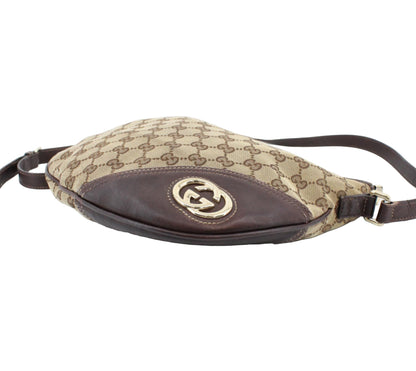 Pre-Owned Gucci Brit GG Canvas Crossbody GUC.B.1031