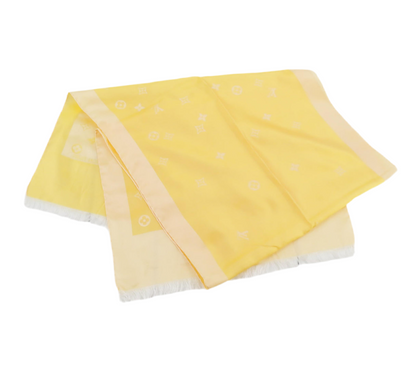 Pre-Owned Louis Vuitton Monogram Scarf (Yellow)