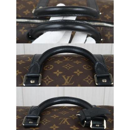 Pre-Owned Louis Vuitton Keepall 55 Bandoulier Monogram Macassar Canvas Travel Bag LOU.T.1013