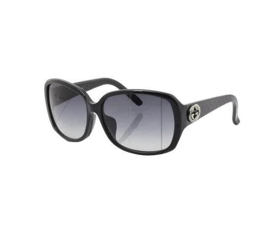 Pre-Owned Gucci Rounded Diamante Sunglasses (Silver) GUC.A.1016
