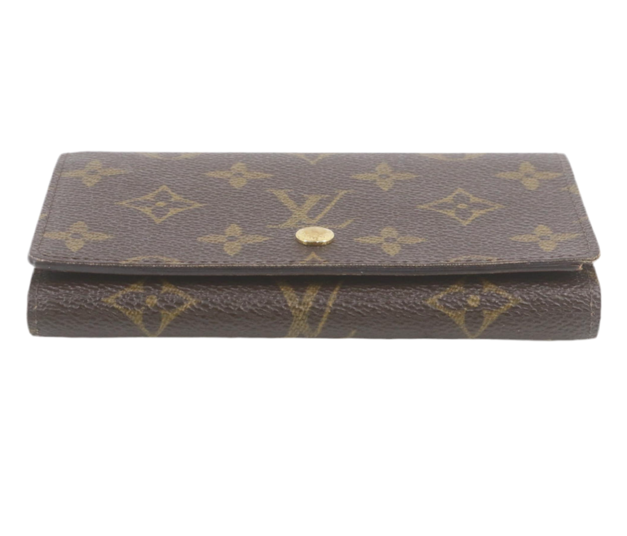 Pre-Owned Louis Vuitton Porte Monnaie Tresor Monogram Classic Bifold Wallet LOU.S.1117