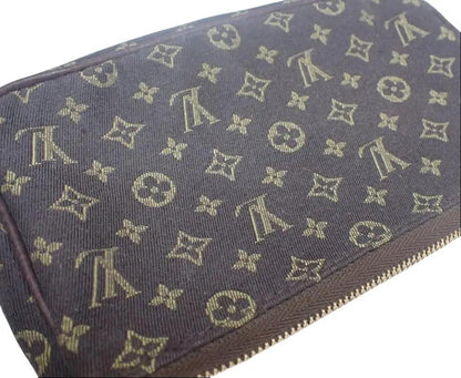 Pre-Owned Louis Vuitton Mini Pochette Mini Lin Jacquard Canvas NO STRAP - LOU.B.1168